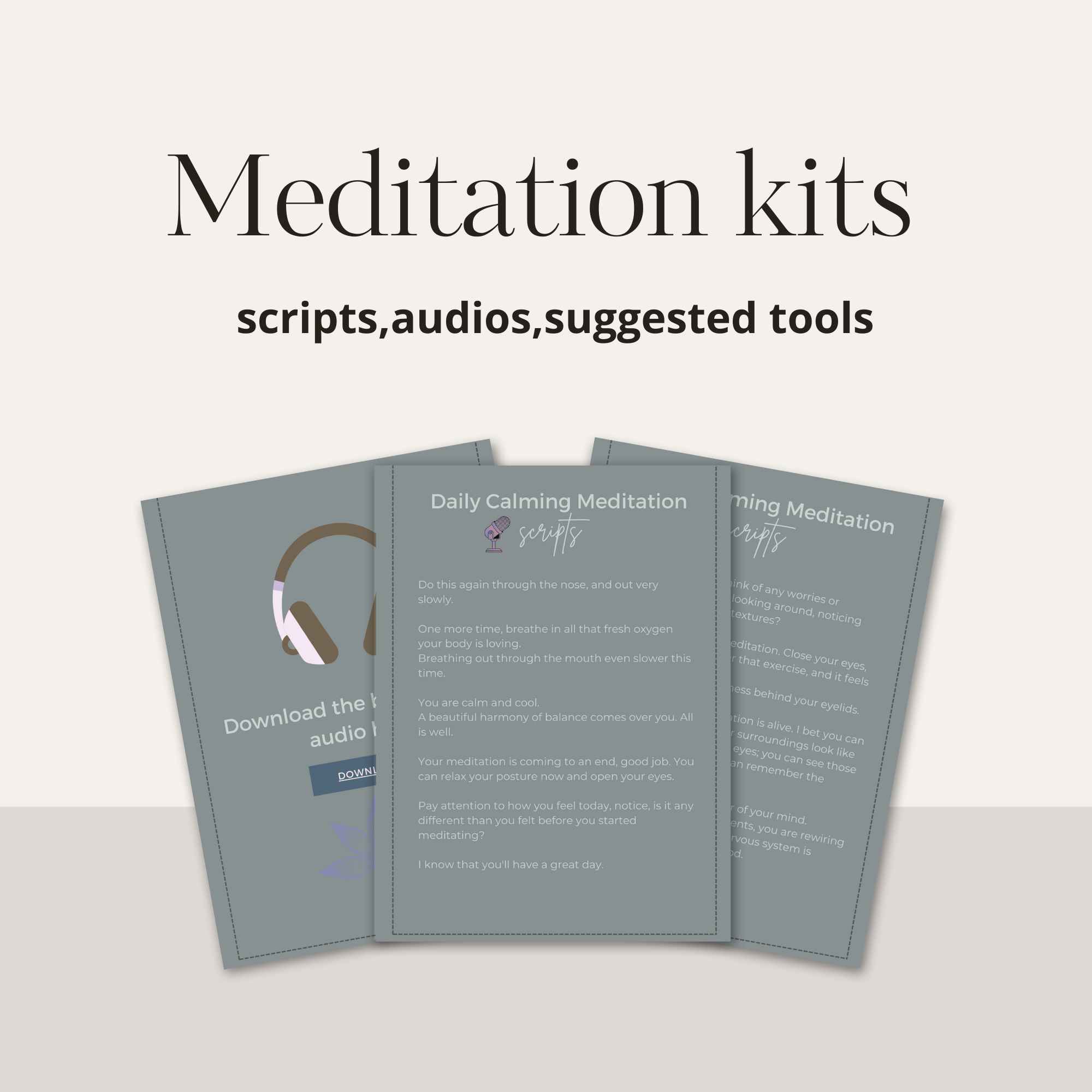 Printable Meditation Journal